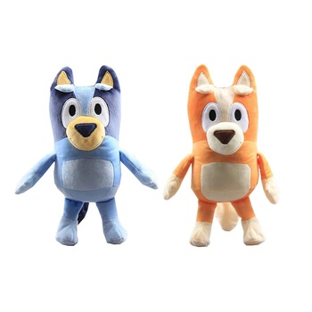 Set jucarii de plus cu Bluey si Bingo - 2 figurine, 28cm